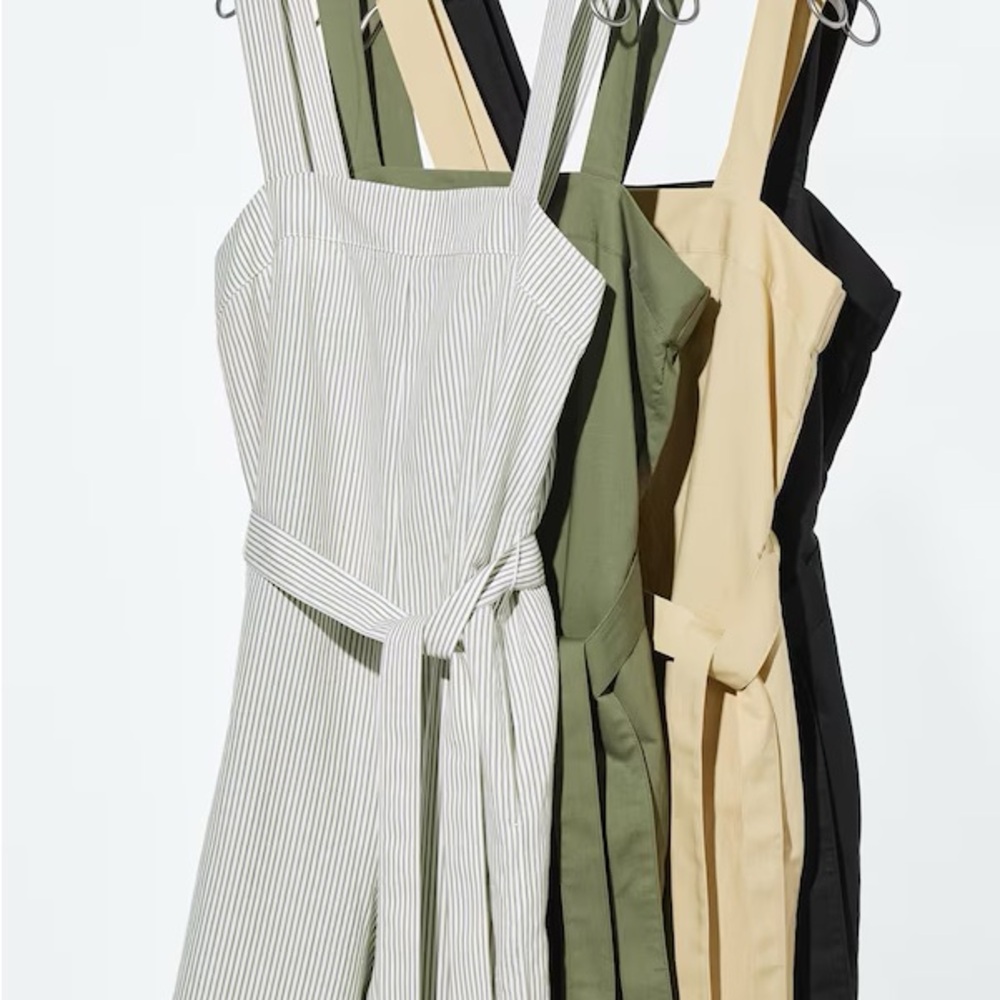 Uniqlo Black linen Jumpsuit - Picture 4 of 10